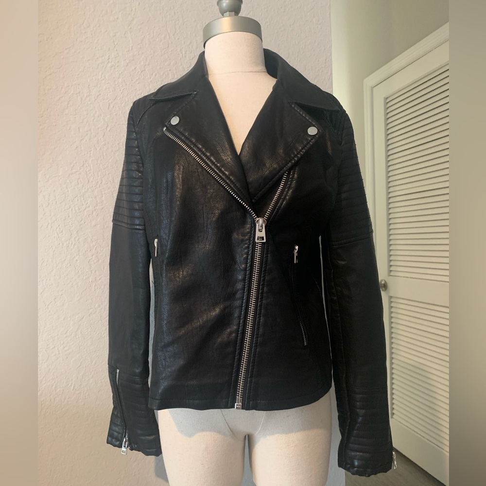 TopShop High Quality Faux Leather Moto Jacket